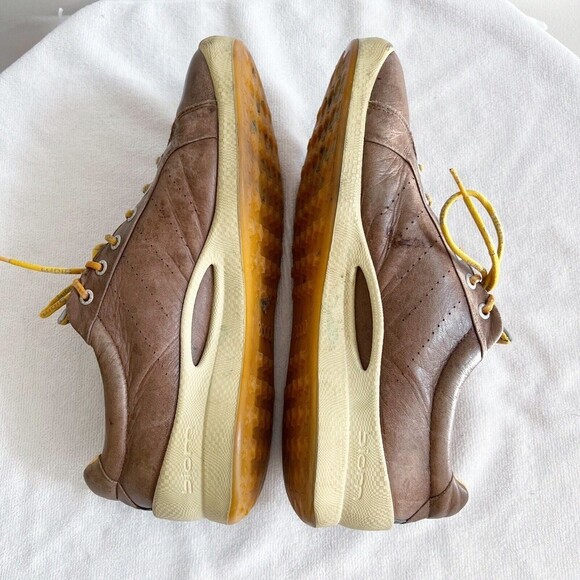 ECCO Men's Spikeless Golf Shoe Biom Hybrid Cocoa Brown/Fanta EU 45 US 11-11.5 - Picture 9 of 11